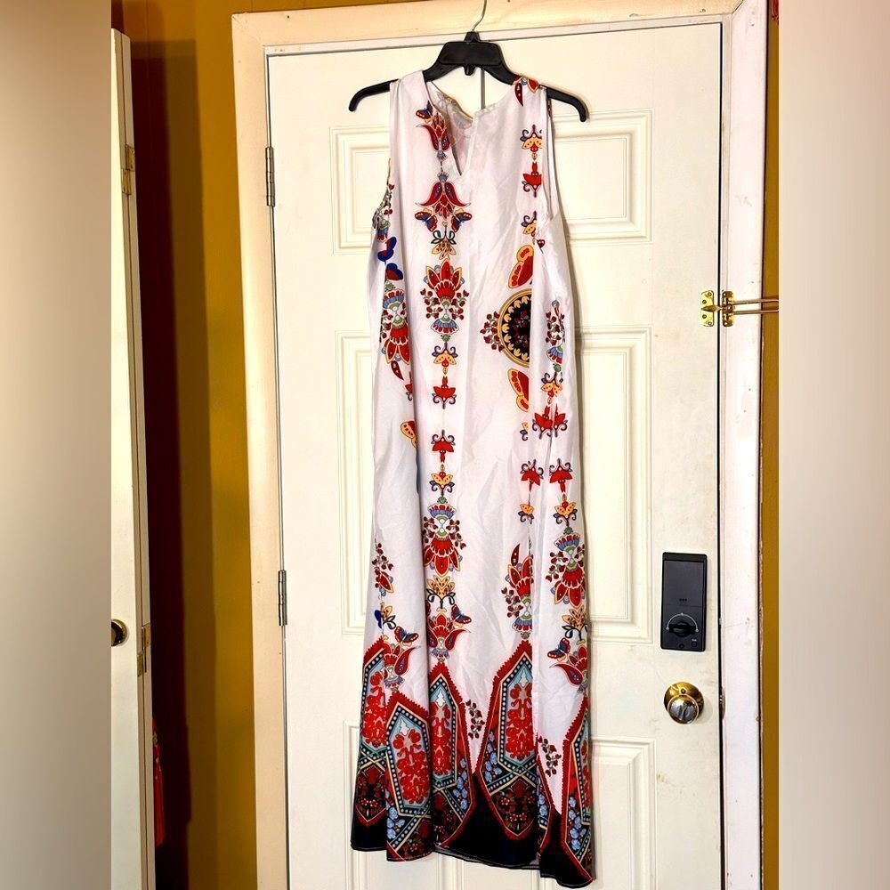 Dress - XXL - color block with butterflies - 👗  🦋